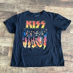 Hot Topic Black KISS Destroyer Tee